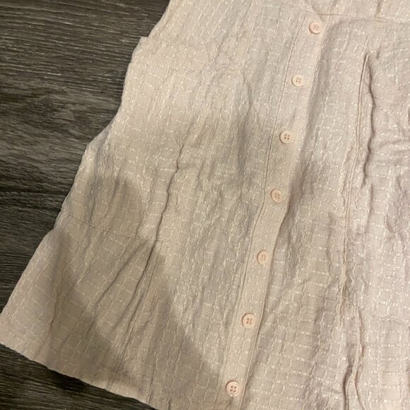 Light pink Reformation Linen A Line Dress - Size 0 XS - Picture 3 of 8